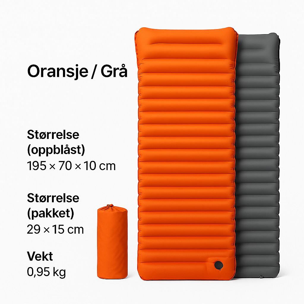 Fjellro™ Oppblåsbart Liggeunderlag